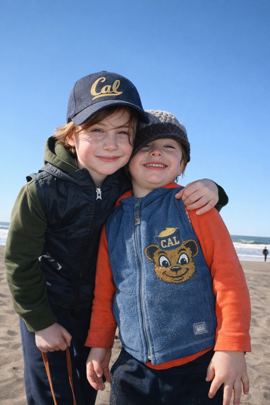 Kai and Miko as kids in San Francisco